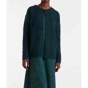 NEW COMPANIA FANTASTICA fine knit cardigan in green